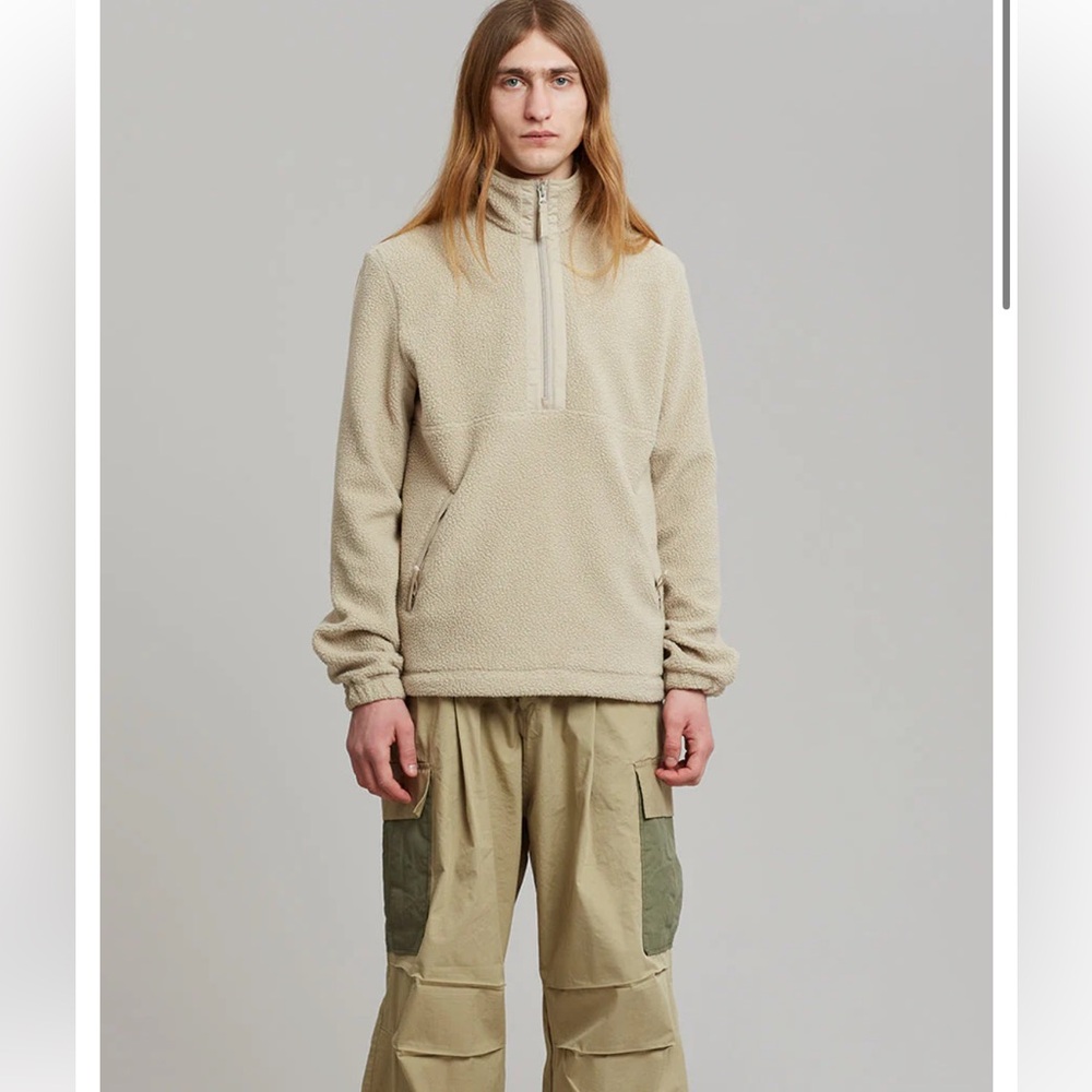 Samsoe Fleece Jacket in Tan (S)